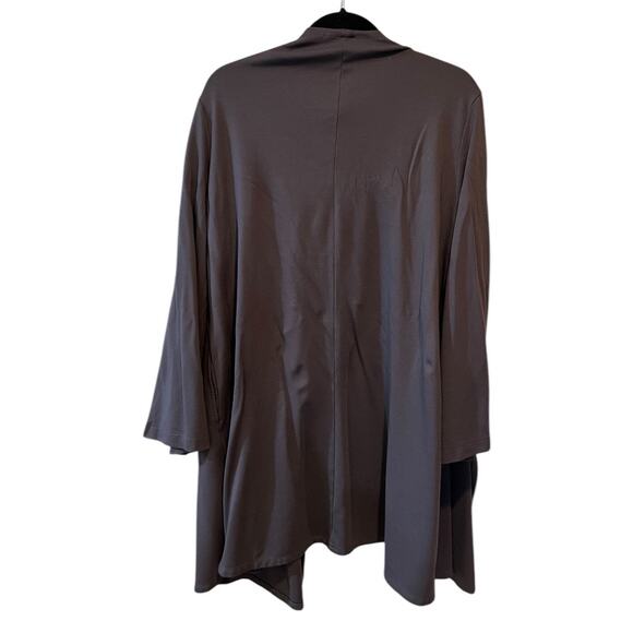 Bryn Walker Open Front Long Cardigan brown size L - Picture 10 of 11